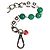 Dolce & Gabbana Silver Brass Chain Dice DG Logo EmbellishedCharm Bracelet - view 2