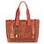 Chloé Borsa a tracolla in rafia rossa