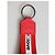 Dolce & Gabbana Red Logo Polyester Silver Brass Holder Keychain Keyring - view 5
