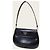 Prada Borsa a tracolla con patta Cleo in pelle spazzolata nera - vista 2