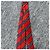 Dior Regiments-Seidenkrawatte Rot Marineblau Schwarz Weiß - vista 5