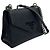 Prada Borsa a tracolla Monochrome in Saffiano nero con catena argentata - vista 2