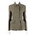 Chaqueta Christian Dior de seda caqui