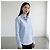 Gucci Camicia a righe in cotone con logo GG da donna - vista 7