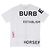 Burberry Camiseta Oversized de Algodón Estampada Blanca
