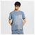 Louis Vuitton Kurzarm-T-Shirt mit Rundhalsausschnitt aus Strick-Denim-Patchwork - Ansicht 3