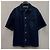 Prada Camicia in denim a maniche corte con tasca logo triangolare - vista 2