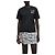 Hermès Maxi Bedrucktes Damen T-Shirt Kurzarm Noir