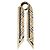 Burberry Sciarpa Skinny in Seta da Donna Check - vista 2