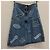 Chanel Gonna in denim patchwork con ricami egiziani - vista 3