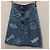 Chanel Gonna in denim patchwork con ricami egiziani - vista 4