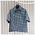 Louis Vuitton Giacca-camicia a maniche corte in denim con stampa Monogram - vista 2