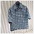 Louis Vuitton Giacca-camicia a maniche corte in denim con stampa Monogram - vista 4