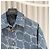Louis Vuitton Giacca-camicia a maniche corte in denim con stampa Monogram - vista 5