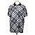Burberry Polo aus Stretch-Baumwollmischung mit Karomuster