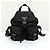 Prada Nylon Triangle Logo Backpack Small Black - vista 6