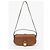 Céline Clutch con correa de piel de becerro lisa Tan - vista 2