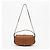 Céline Clutch con correa de piel de becerro lisa Tan - vista 4