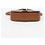 Céline Clutch con correa de piel de becerro lisa Tan - vista 6