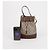 Gucci Mini Borsa Secchiello Ophidia GG Marrone - vista 10