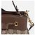 Gucci Mini Borsa Secchiello Ophidia GG Marrone - vista 3