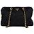 Prada Sac à épaule matelassé à chaîne avec logo Triangle Noir