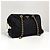 Prada Sac à épaule matelassé à chaîne avec logo Triangle Noir - vue 3