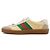 Gucci Sneakers da uomo Web in pelle e camoscio Ivory