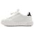 Louis Vuitton Sneakers Timeout da donna in pelle bianca monogram - vista 4