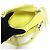 Balenciaga Neo Classic Top Handle Mini City in vitello giallo - vista 4