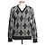Moncler Argyle Strickpullover mit V Ausschnitt