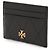 Tarjetero acolchado Tory Burch negro de piel - vista 4