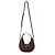 Sac à épaule Céline en cuir marron foncé - vue 7