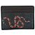 Gucci Kartenetui mit King Snake-Print Schwarz