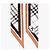 Burberry Check Stamp Skinny Twill Seidentuch - Ansicht 6