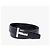 Tom Ford Crocodile Silver-T Logo Buckle Belt - view 2