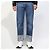 Valentino Denimhose mit Umschlag - Ansicht 2