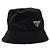 Cappello a secchiello Prada Re-Nylon Nero - vue 3