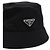 Cappello a secchiello Prada Re-Nylon Nero - vue 4