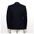 Thom Browne Navy Stripe Plain Weaving Wool Jacket with Gold Buttons - view 4