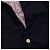 Thom Browne Navy Stripe Plain Weaving Wool Jacket with Gold Buttons - view 9