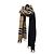 Burberry Sciarpa reversibile in cashmere a quadri vintage nera