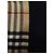 Burberry Sciarpa reversibile in cashmere a quadri vintage nera - vista 4