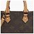 Louis Vuitton Petit Monogram Canvas Sac Plat Tote Shoulder Bag - vista 3