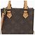 Louis Vuitton Petit Monogram Canvas Sac Plat Tote Shoulder Bag - vista 6