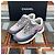 Sneakers Chanel in tweed e camoscio marrone - vista 3