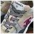 Sneakers Chanel in tweed e camoscio marrone - vista 8