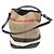 Burberry Borsa Hobo Ashby Medium in pelle nera a quadri