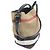 Burberry Borsa Hobo Ashby Medium in pelle nera a quadri - vista 3