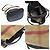 Burberry Borsa Hobo Ashby Medium in pelle nera a quadri - vista 5